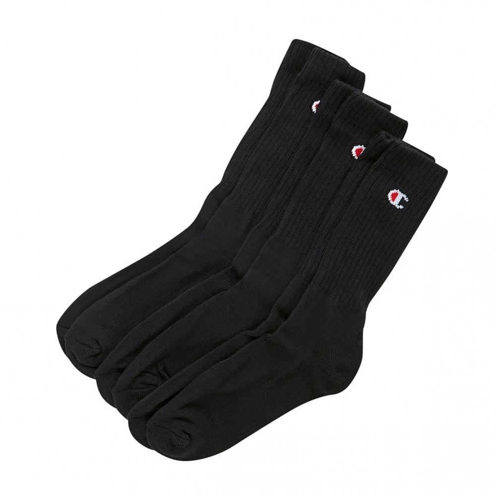 

CHAMPION ASIA CLogo Classic Full Length Socks 3 Set Black