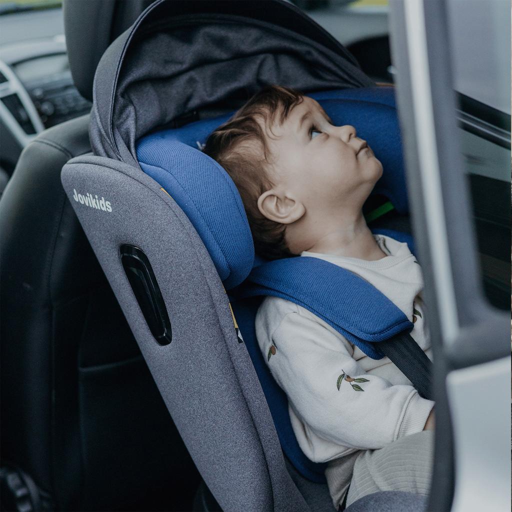 360 Rotating Child Car Seat, ISOFIX, i-Size 40-150cm, 0-12 Years, Rear-Facing, ECE R129 (Pink)