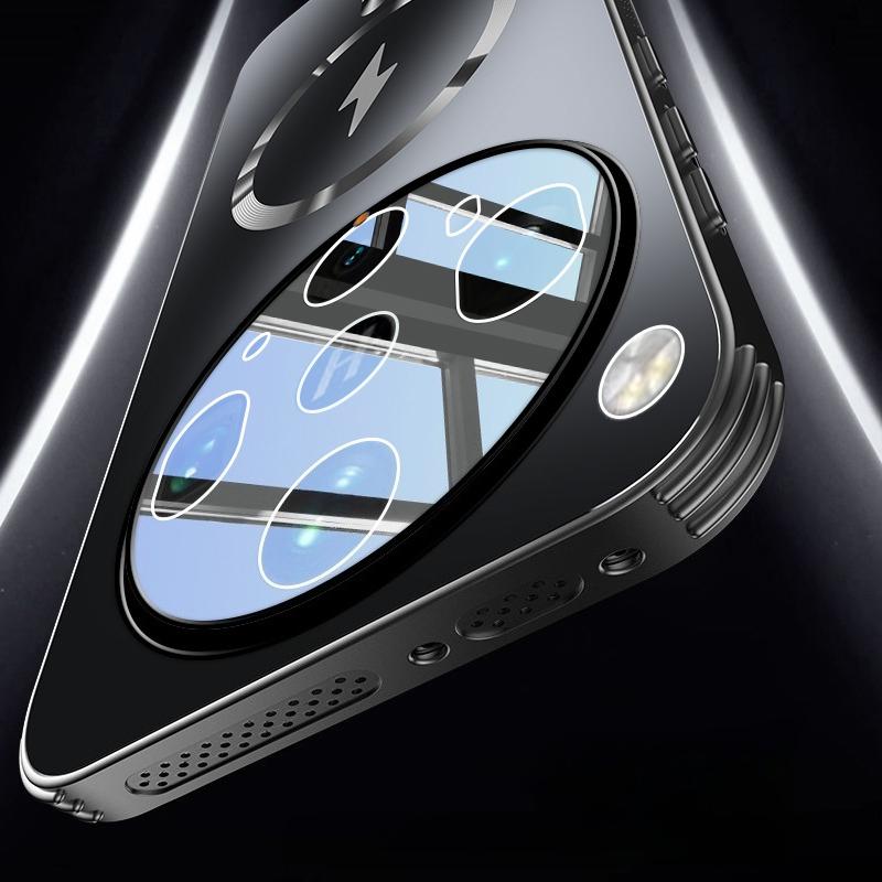 For Magsafe Trådløst Ladeetui for OPPO Find X8 Ultra Magnetisk Frostet Støtsikker Linsefilm Beskyttelse Hardt Deksel for OPPO Find X8s X8 Pro Støtfanger