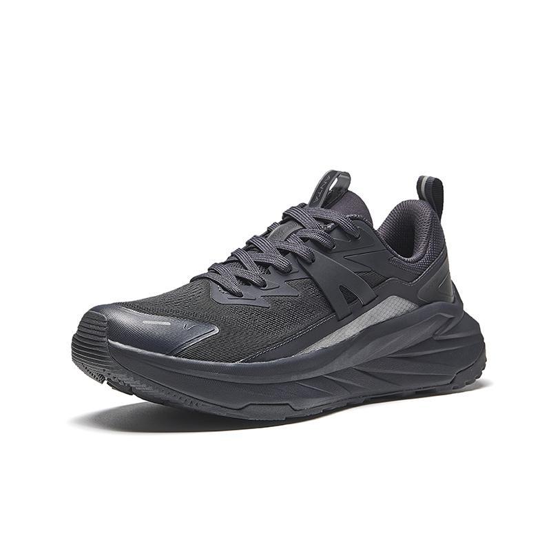 Anta Comfortable Versatile Non-Slip Wear-Resistant Shock Absorbing Low-Top Casual Running Shoes Men Sneaker Gray Black 912435506-4