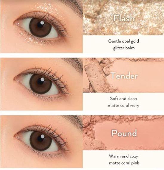 Anlicia Glitterpedia Eye Shadow All of Eye Make Cosmetics [UNLEASHIA] N°3 Coralpink/Glitterpedia Palette/Palette/Eye Make/Point