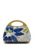 2025 Women's Embroidered Straw Sequin Handbag for Summer Outings and Picnics