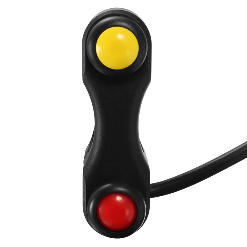 

Переключатель на руль 7/8 22 мм, 2 кнопки, черный 014001-0033