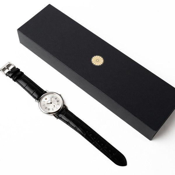 Used Showa 100th Anniversary Commemorative Watch with Chrysanthemum Crest, Small Seconds, Model SM-101, Ginza Muramatsu Watch Shop, Prince