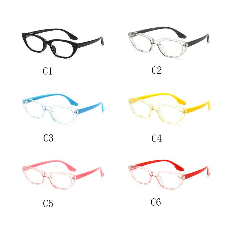 Anti-blue Light Glasses Cute Cat Eye Children Eyewear Fashion Kid Eyeglasses Blue Light Blocking Boy Girl Computer Eyeglas