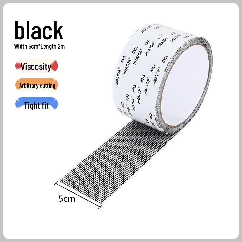 Self-Adhesive High Viscosity Repair Tape for Window Screens - Anti-Mosquito and Anti-Theft Gap Patches