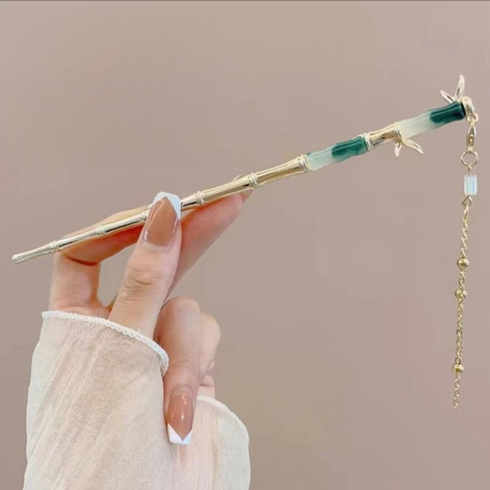 Elegante Haarspange im chinesischen Stil, Quaste, Haarstab, traditionelles Blumendesign, Frisurenaccessoire, Frauenschmuck, Haarnadel, Haarnadel