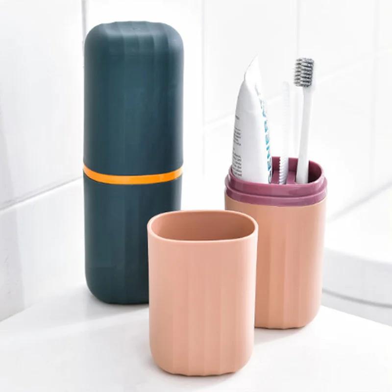 Reizen Draagbare Tandenborstel Tandpasta Houder Opbergdoos Box Organizer Huishoudelijke Opslag Cup Outdoor Houder Badkamer Accessorie
