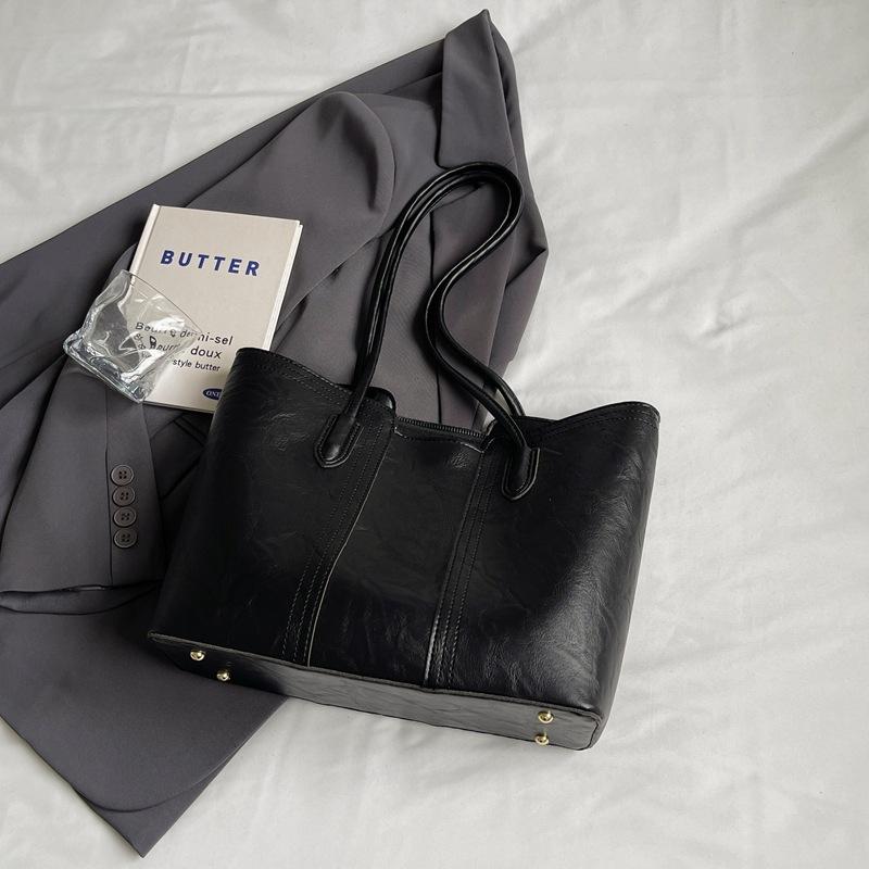 

Сумка для отдыха и работы, женская, большого объема, 2024, новая, осень-зима, универсальная, на одно плечо, высокого класса