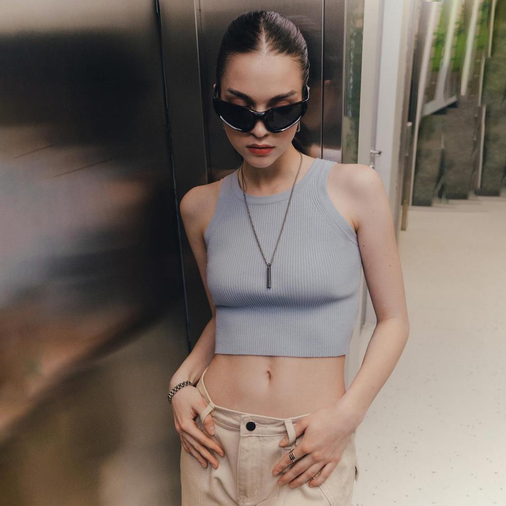 Summer Knitted Tank Tops Women Casual Crop Tops Sexy Girls Suspender Vest O-neck OL Slim Sleeveless T Shirts