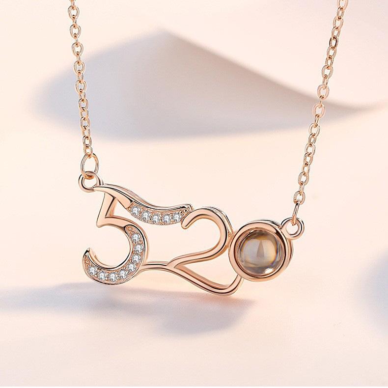 

I Love You Simple Pendant Confession Gift To Girlfriend Birthday Gift
