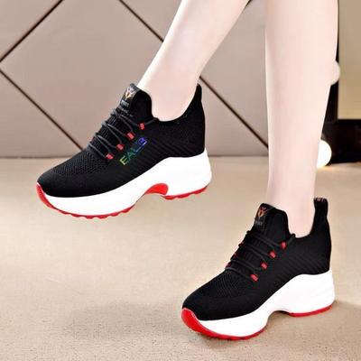Trendy Sports Shoes  Autumn New Mesh Thick Sole Non Slip Casual High Rise Women'S Sports Shoes Zapatillas Deporte Sneakers