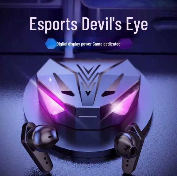 Cross-border E-sports Bluetooth In-ear Gaming Headset with Intelligent Power Display and Long Battery Life.