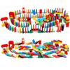Dominò Colore 100 Pezzi Gioco per Bambini Organ Adulti Scienza ed Educazione Giocattoli in Legno