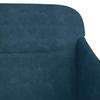 Blue Velvet Bench 110 x 76 x 80 cm