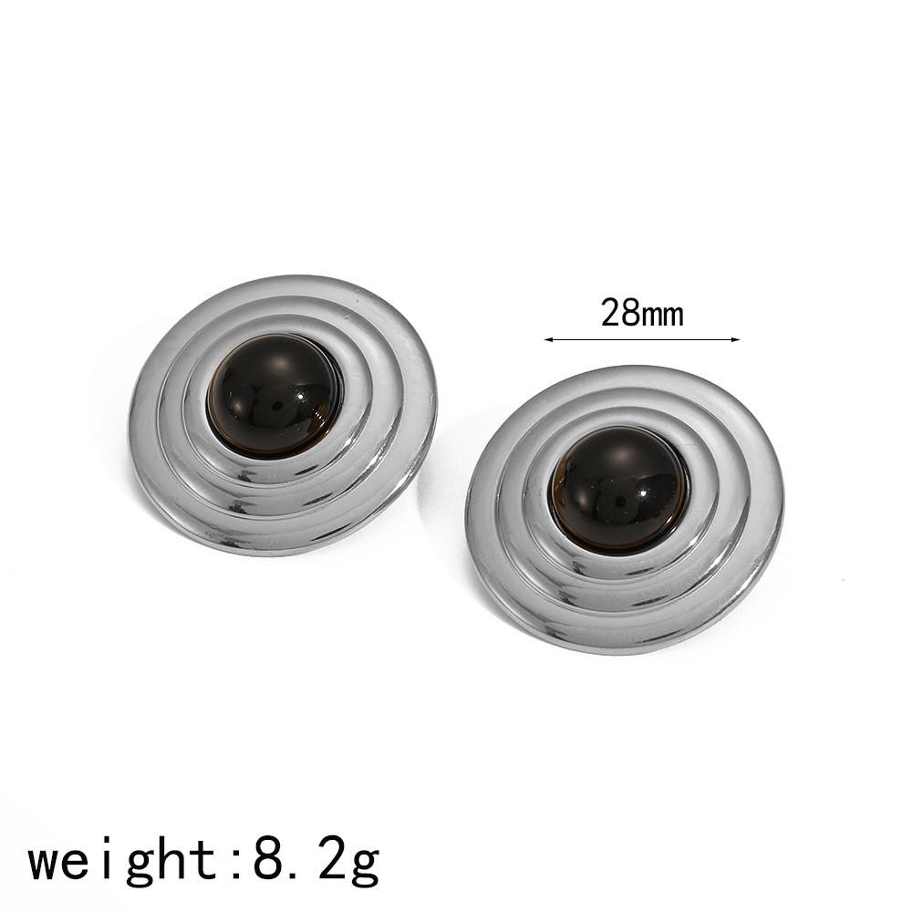 Set de Pendientes Geométricos de Acero Inoxidable para Mujer con Diseño Único para Entusiastas de la Moda
