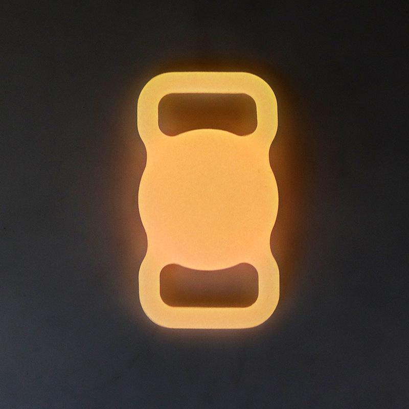1PC For Apple Airtag Case Dog Cat Collar GPS Finder Colorful Luminous Protective Silicone Case For Apple Air Tag Tracker Case