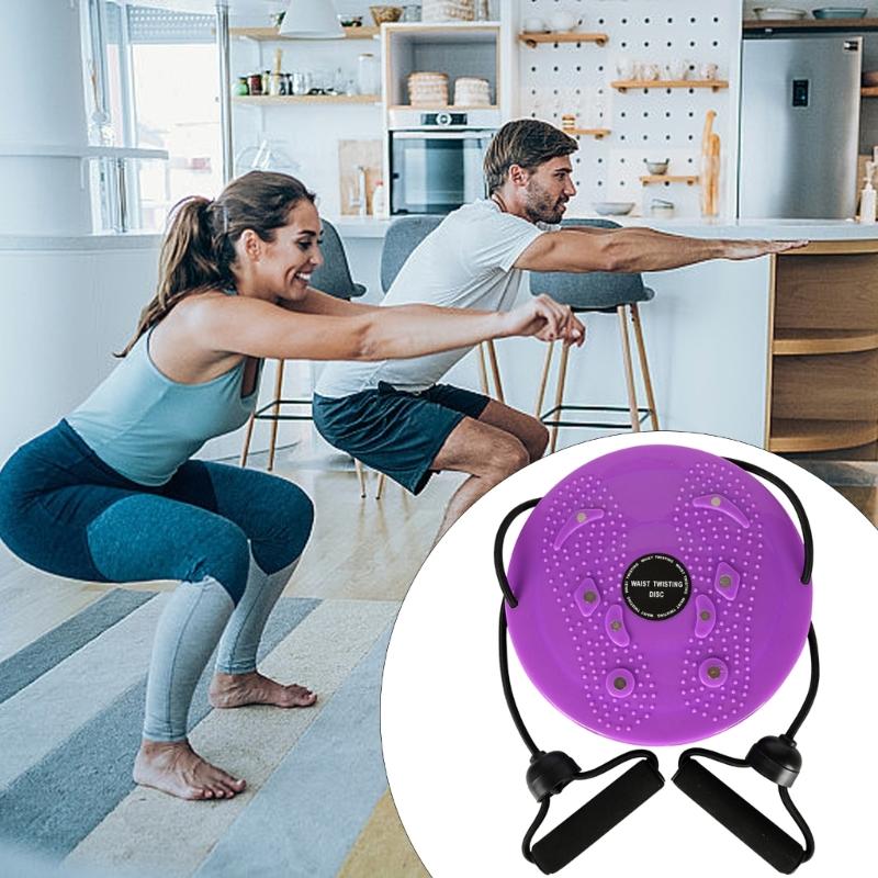 Twist Waist Disc Balance Board with Drawstrings, Body Shaping Waist Twisting Disc Fitness Waist Wriggling Plate