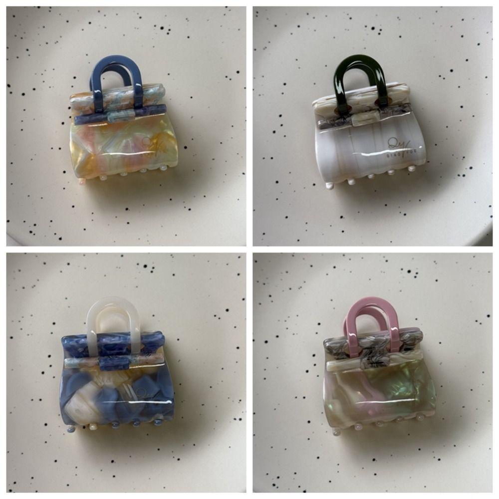 Elegant Square Hair Claw Korean Style Shark Clip Fashion Acetic Acid Hair Claw  Work