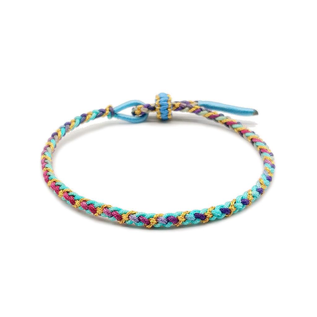 Colorful String Bracelet for Protection Good Luck Birthday Lovers Friendship