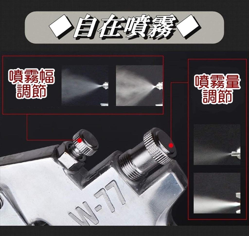 Southern Wind Top Model Air Spray Gun Gravity Type Upper Pot Tank Capacity 400ml Co., Ltd. W-77 (Aperture 3.0mm)