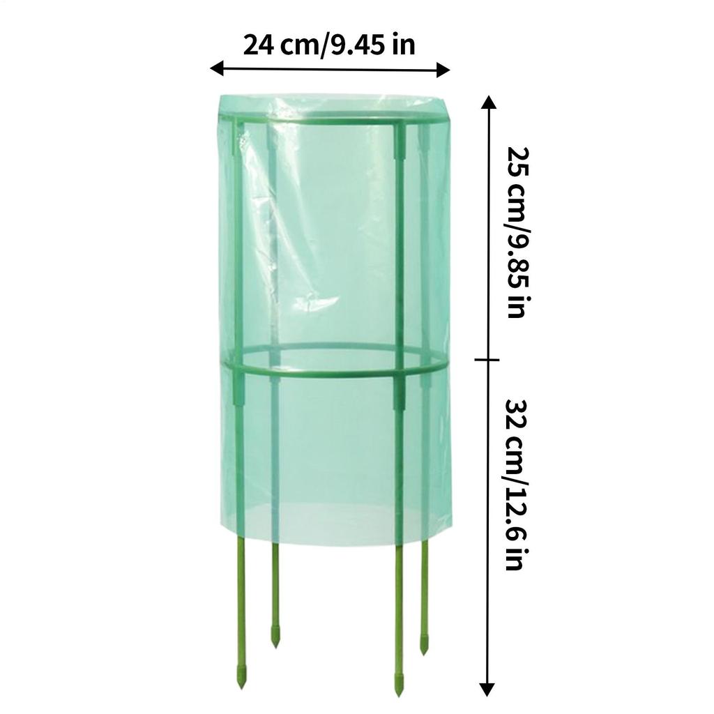 Plant Cloche Wind-Resistant Frost Protection Seedling Plant Cloches For Garden For Raised Bed Vegetable Patch Urban Balcony