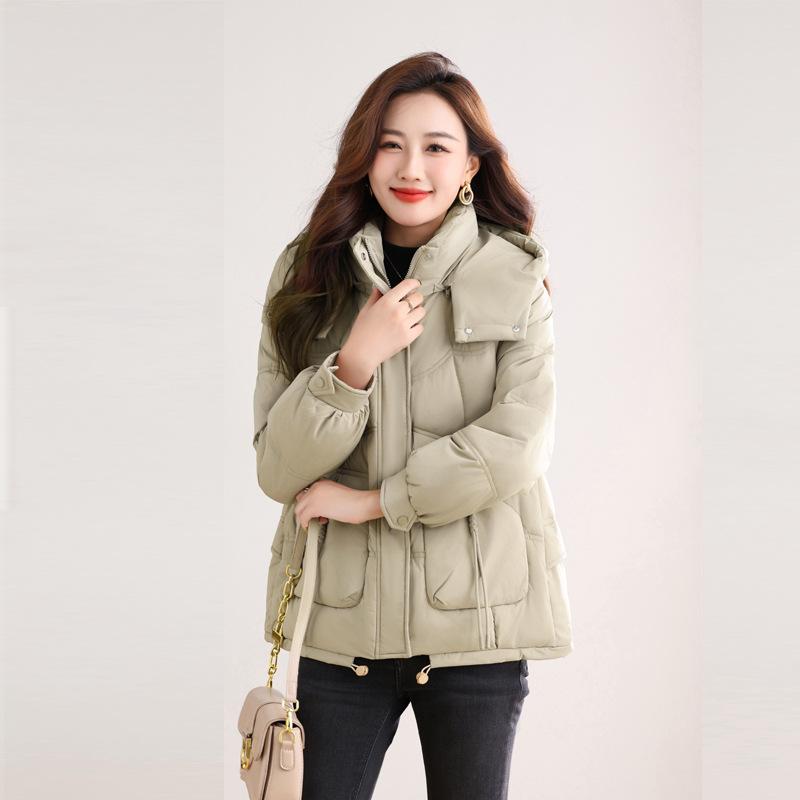 Short Down Jacket for Women, New Style, Versatile and Popular, Classic Korean Style White Duck Down Winter Jacket