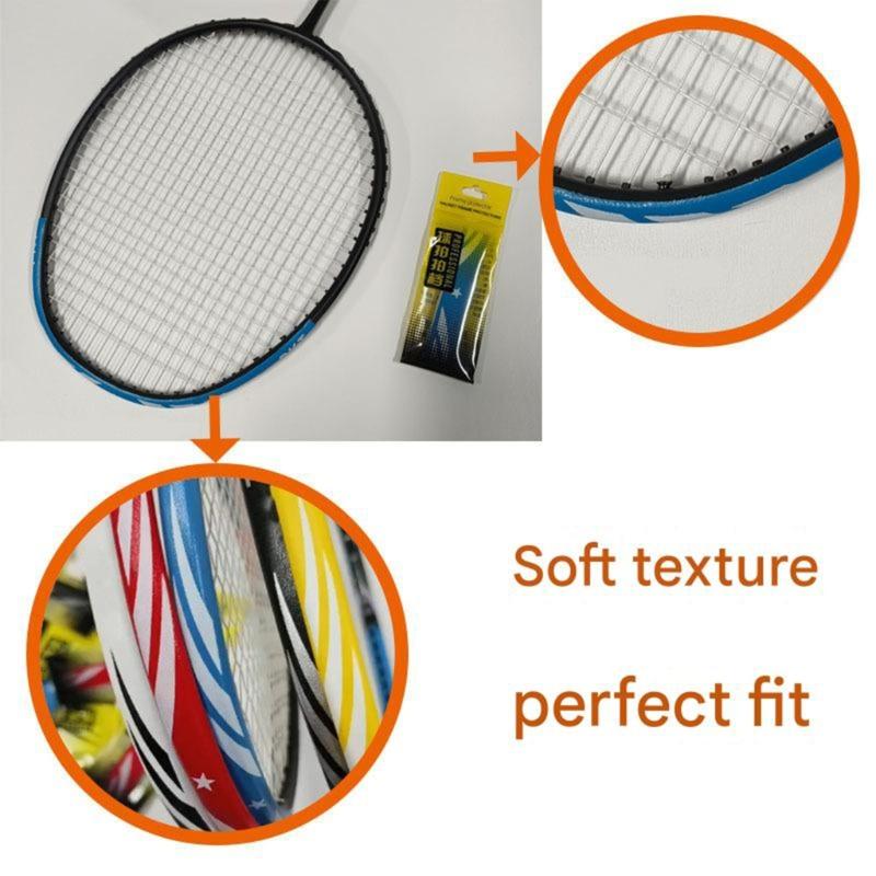 Protective Badminton Racket Tape Reliability Badminton Racket Protection Tape for Various Skill Level and Courts Types