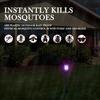 Solar Mosquito Killer With 2 Light Mode Outdoor Waterproof Led Light Bug Zapper Mosquito Trap Lamps For Garden Lawn Camping