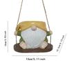 Resin Planter Pot With Swing Design For Outdoor Garden Decoration Durable And Lightweight