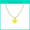 Fashionable Minimalist Zodiac Constellation Necklace With Charming Heart Design