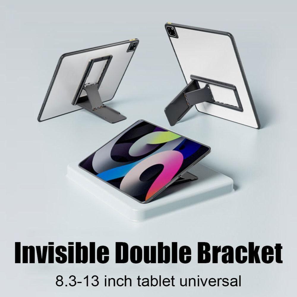 Adjustable Angle Desktop Tablet Stand Paste Type Kickstand E-Reader Bracket for iPad Universal