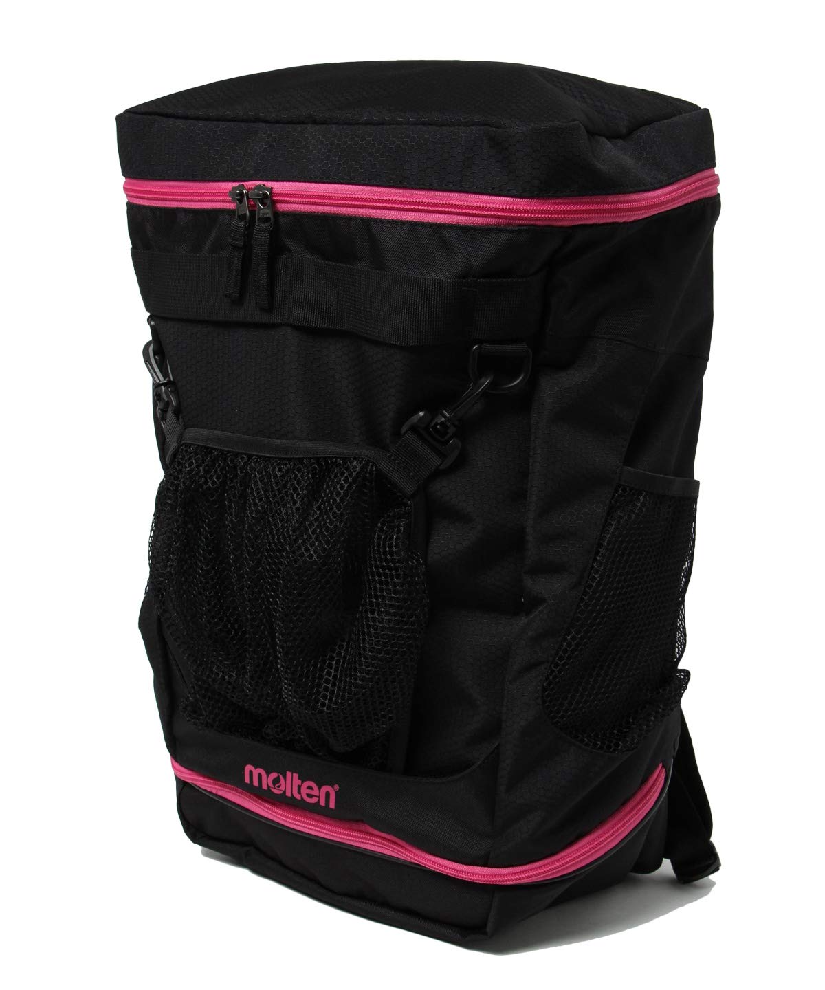 

Molten Basketball Backpack Capacity 35L Black x Pink LB0042-KM
