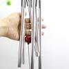 Retro Wooden & Metal Wind Chime: Pastoral Wall Hanging Ornament & Creative Home Gift Pendant