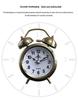 3-inch Retro Silver Ringing Metal Alarm Clock with Night Light - Stylish, Multifunctional Bedside Clock for Students