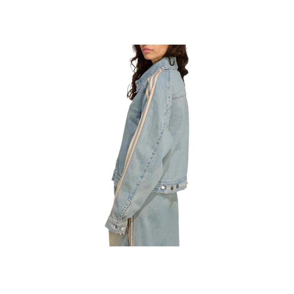 Adidas Originals Essentials Fashionable Trendy Versatile Denim Jacket Women Jacket JY2872