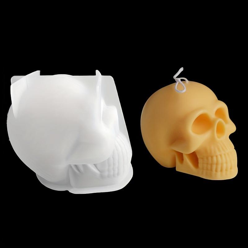 Drop Mold Large, Medium and Small Skull Heads Silicone Skull Head Shape Candle Ornaments Handmade Soap Silicone