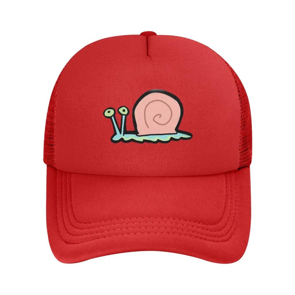 Gary Snail Mesh Baseball Caps Snapback Fashion Baseball Hats Breathable Casual Casquette Outdoor Unisex
