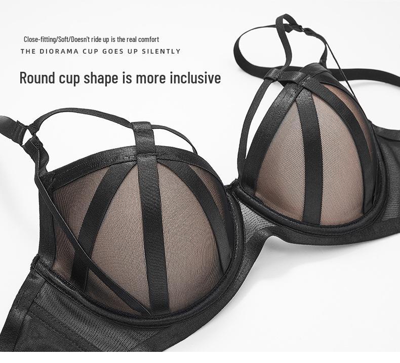 Adjustable Sexy Lingerie Set for Small Busts: Gathered, Anti-Sagging, Side Support, New Popular Style