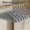 10Pcs Stainless Steel Trouser Hanger Pants Organizer Closet Clothes Towel Drying Rack Wardrobe Space Saving
