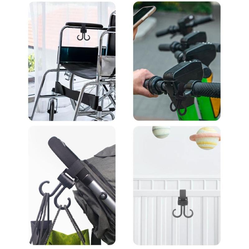 Upgraded Car Hook Baby Stroller Hooks for Hangings Diaper Bags Mommy Stroller Hook Stroller Accessories Travel Organizer