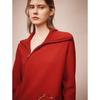 ELLE Women's Oblique Lapel Knit Sweater