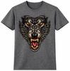 Wolf Head T Shirt Fierce Wild Animal Predator Gothic Graphic Tee Unisexs Unisexs