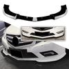 Para Mercedes Benz Clase E W207 C207 Coupé 2009-2012 Labio Divisor Spoiler Delantero Negro Mate Brillante Aspecto Fibra de Carbono