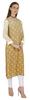Bimba Printed  Designer  Kurta  For Womens Straight Kurti V-Neck Ethnic  Traditional  Wear - Cotton