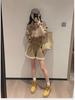 2023 Women's Summer Salt Style Loose Casual Two-Piece Set - Short Sleeve Top & Shorts