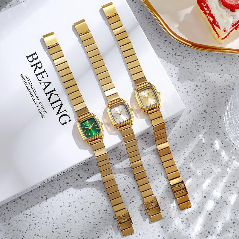 Ceasuri de Dama Marca de Lux Ceas Auriu pentru Femei Quartz Fashion Simplu Retro Ceas Cadou Relogio Feminino