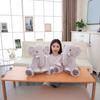 Toy Plush Elephant Long Hair Comfort Doll Simulation Bed Decoration Pillow Throw