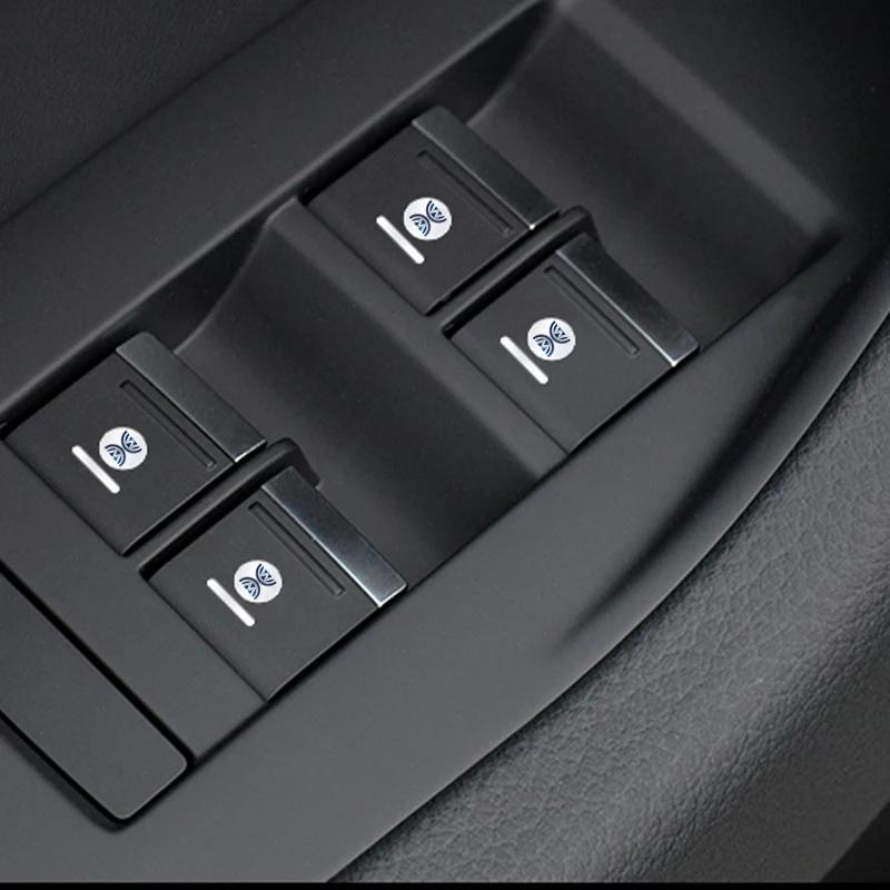 BRT1 VW GTI GOLF Car Sticker 1/2/5/10pcs 3D Car Logo Stickers Letter Car Stickers Interior Decoration For Volkswagen Tharu R Polo T5 xh2
