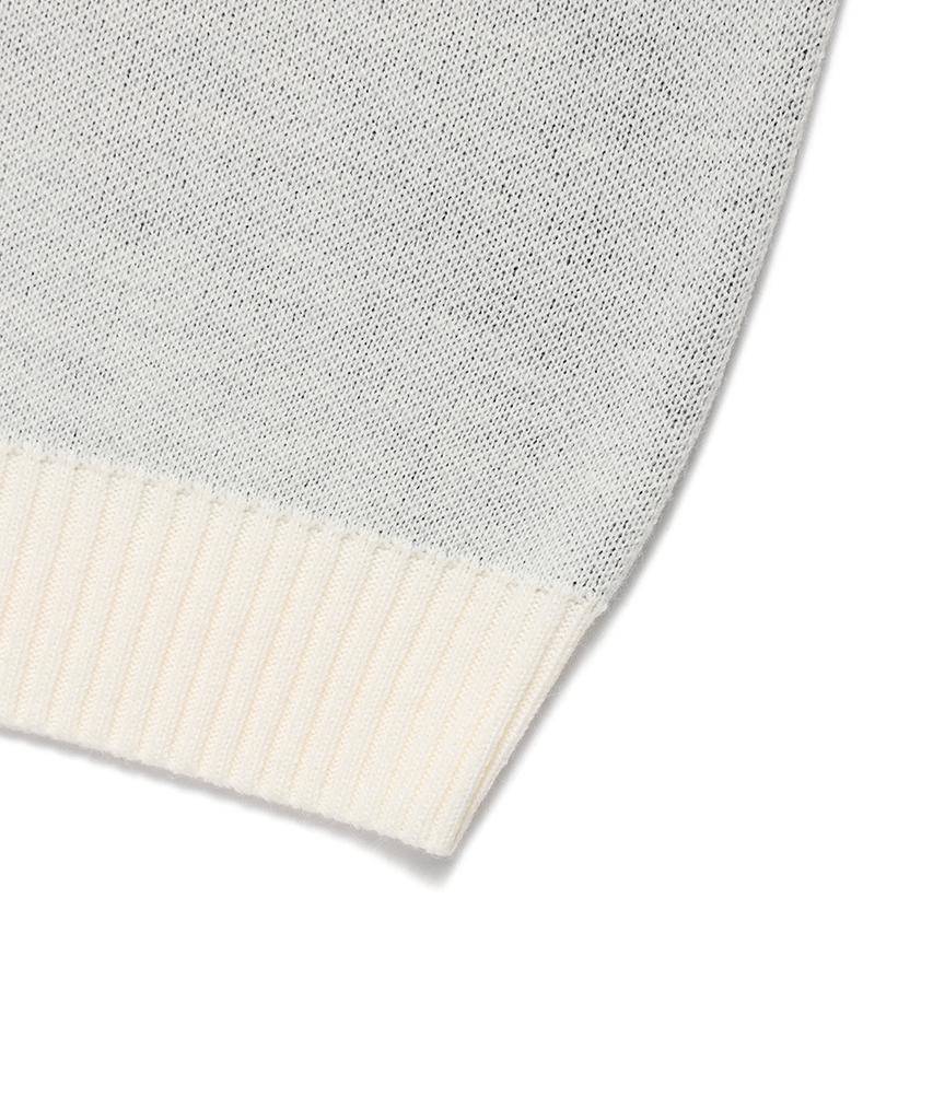 CAVISH W Dust Classic Rose Knit Sweater Ivory(Cv2Effk605A)